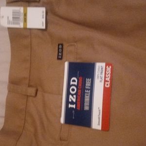 NWT Izod Flat Front Chino Pants
